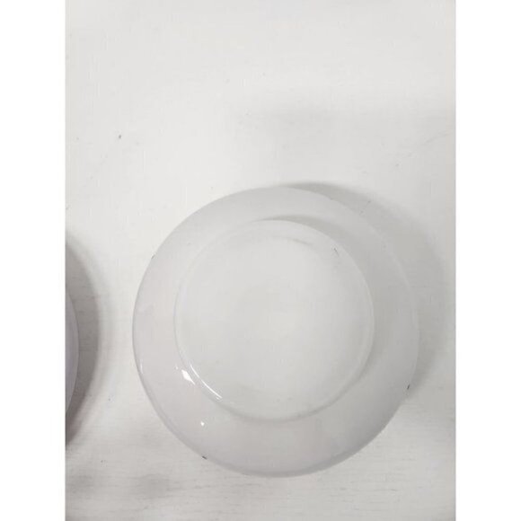 Vintage 19th Century Czech Bohemian Milk Cranberry Glass Candy Dish Bowl Lidded - Picture 7 of 10